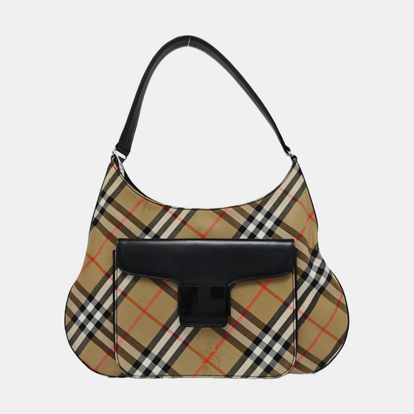 Canvas Top Handle Bag Beige