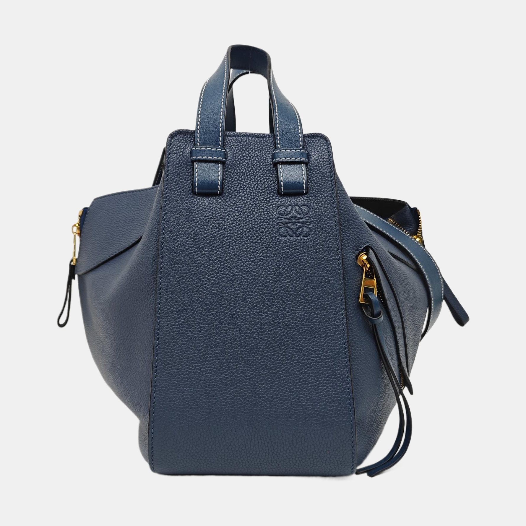 Hammock Small Calfskin Blue