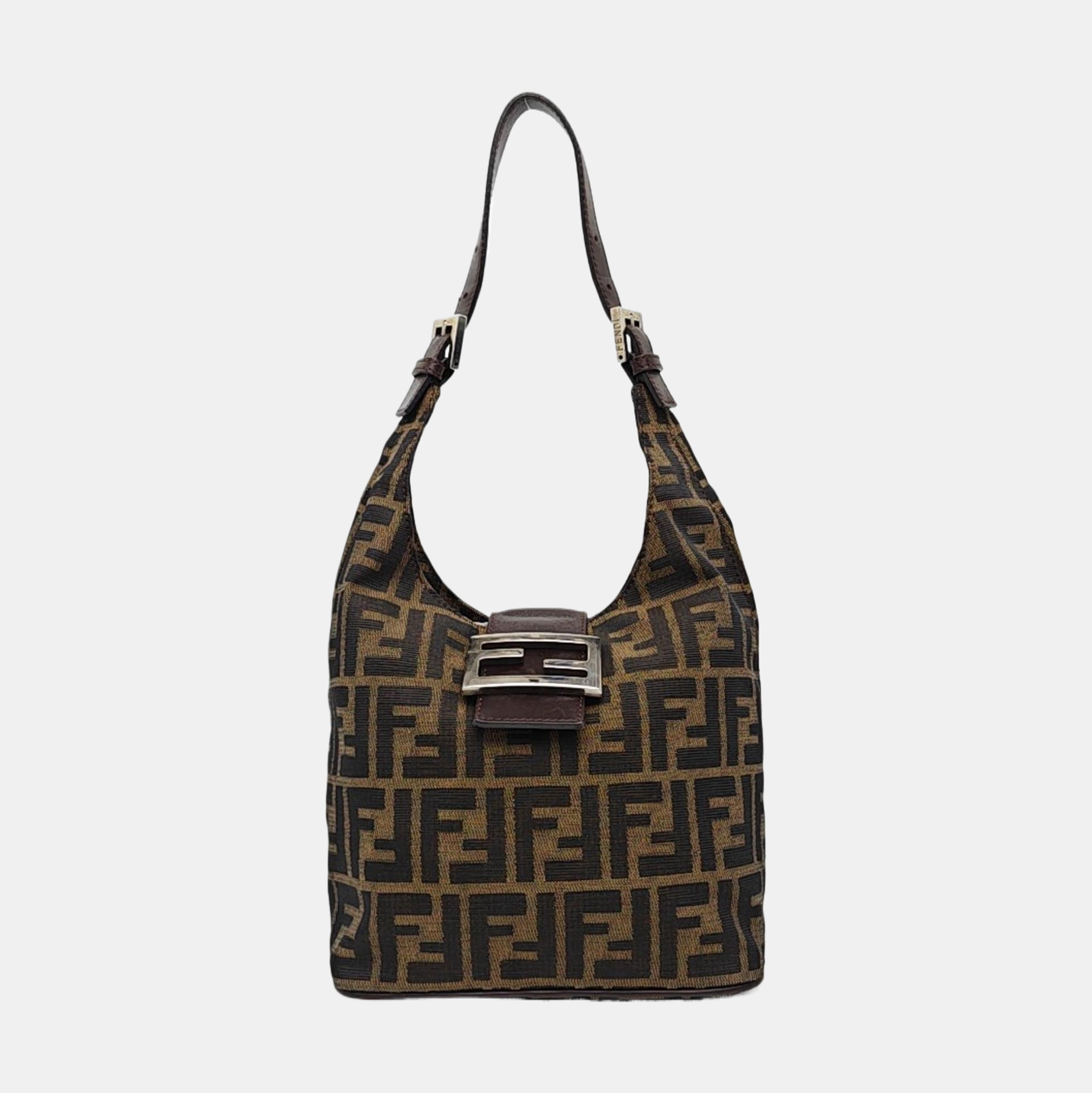 Canvas Top Handle Bag Brown