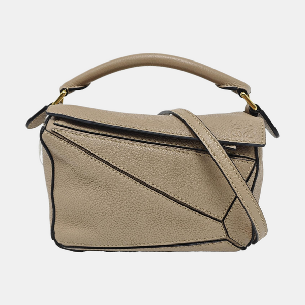 Puzzle Mini Calfskin Gray
