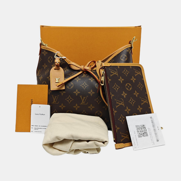 CARRYALL PM Monogram Coated Canvas Brown
