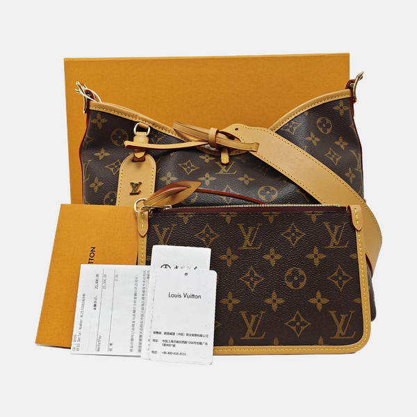 CARRYALL PM Monogram Coated Canvas Brown