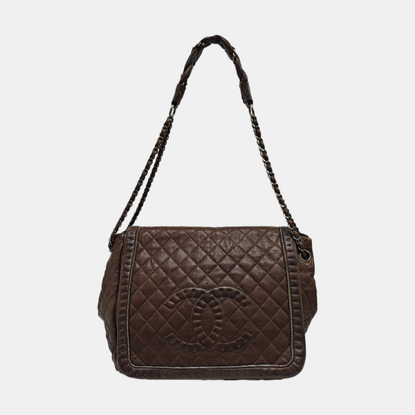 LUXURY LINE Quilted Calfskin Gray