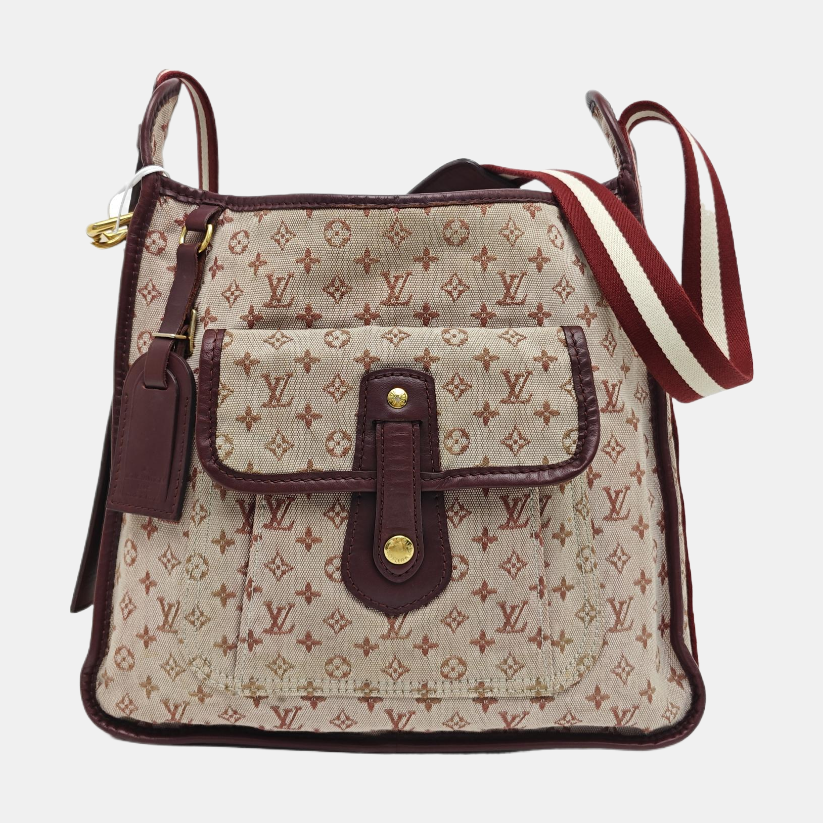 MARY KATE Monogram Canvas Red