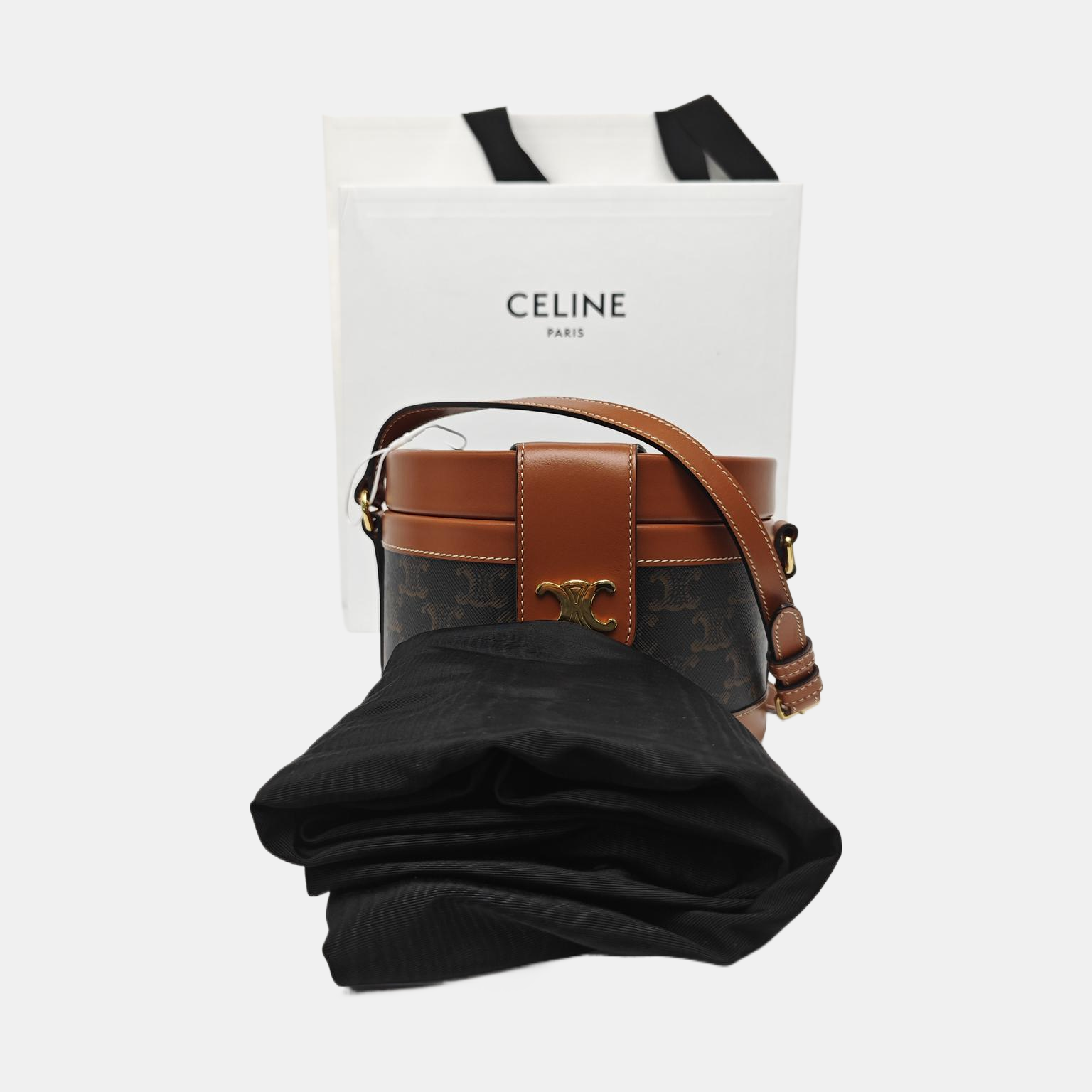 TRIOMPHE Medium Coated Canvas Brown