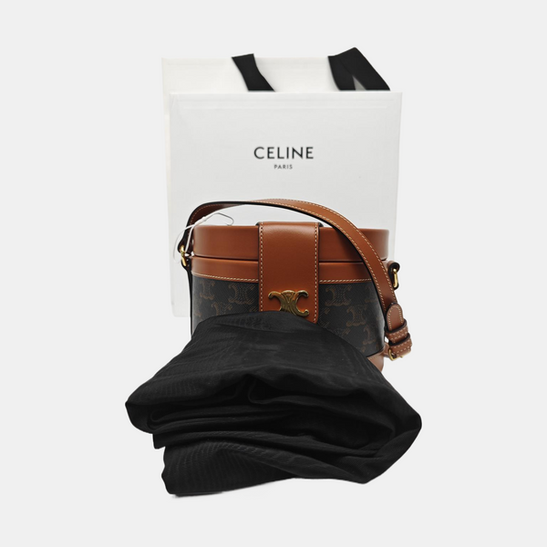 TRIOMPHE Medium Coated Canvas Brown