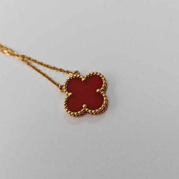 Vintage Alhambra 18k Gold Necklace