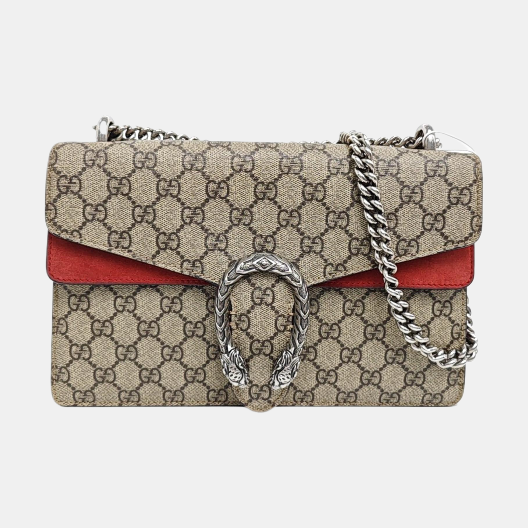 Dionysus Small Monogram Coated Canvas Black