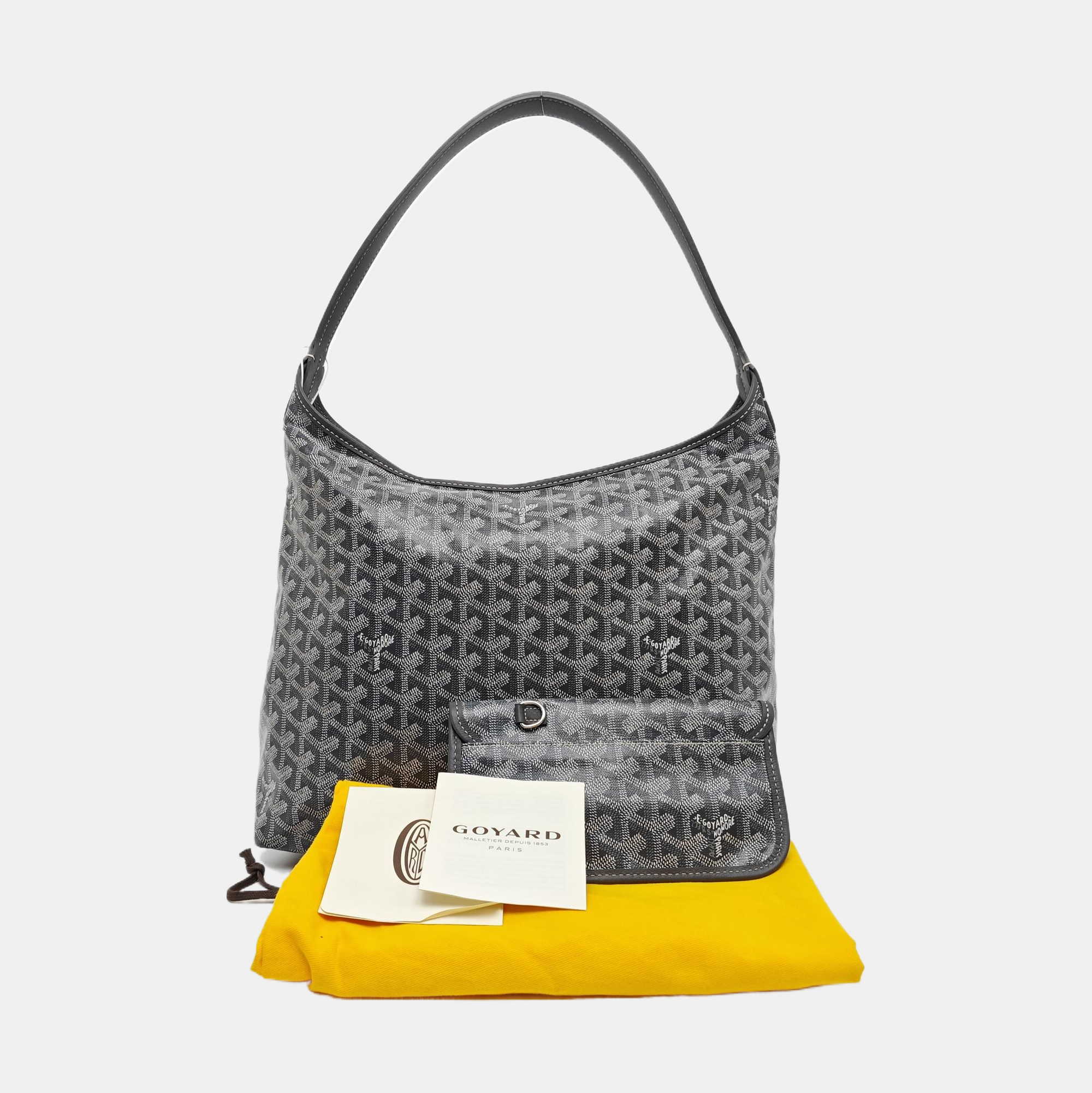 Hobo Coated Canvas Gray