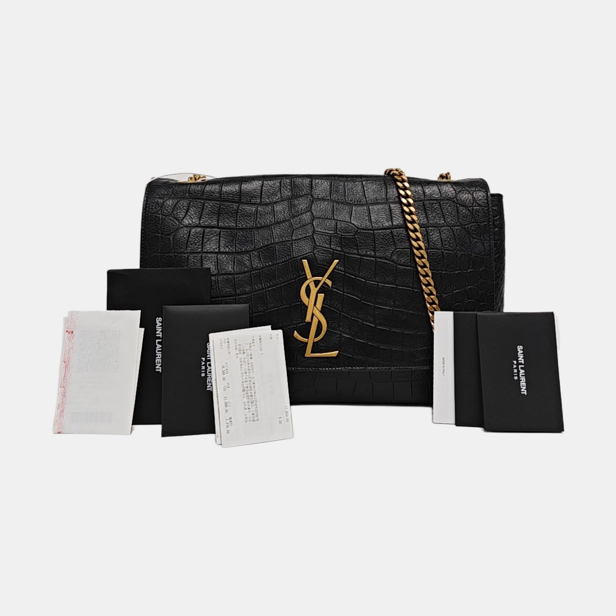 KATE Large Calfskin Black