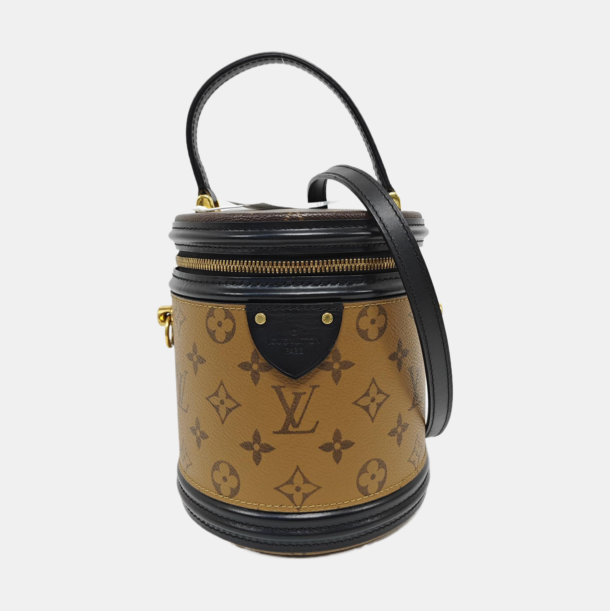 CANNES PM Monogram Coated Canvas Brown