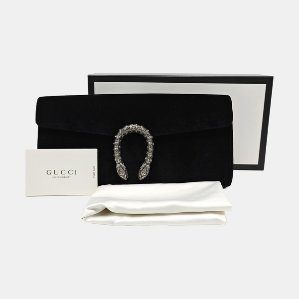 Authenticated pre-owned  Dionysus Velvet Black - Clutch at Looply