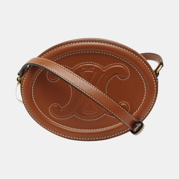 TRIOMPHE Small Calfskin Brown