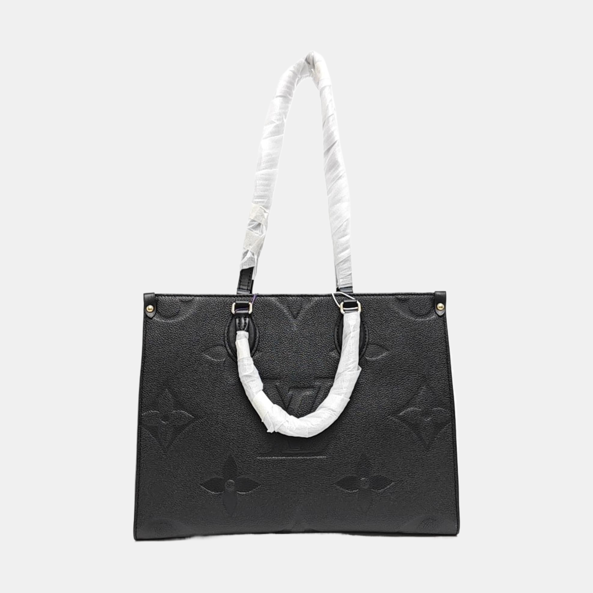ONTHEGO MM Monogram Calfskin Black