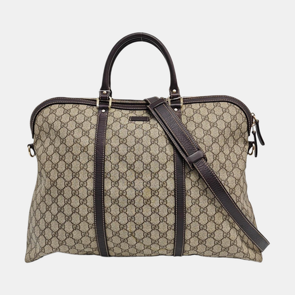 Duffle Monogram Coated Canvas Beige