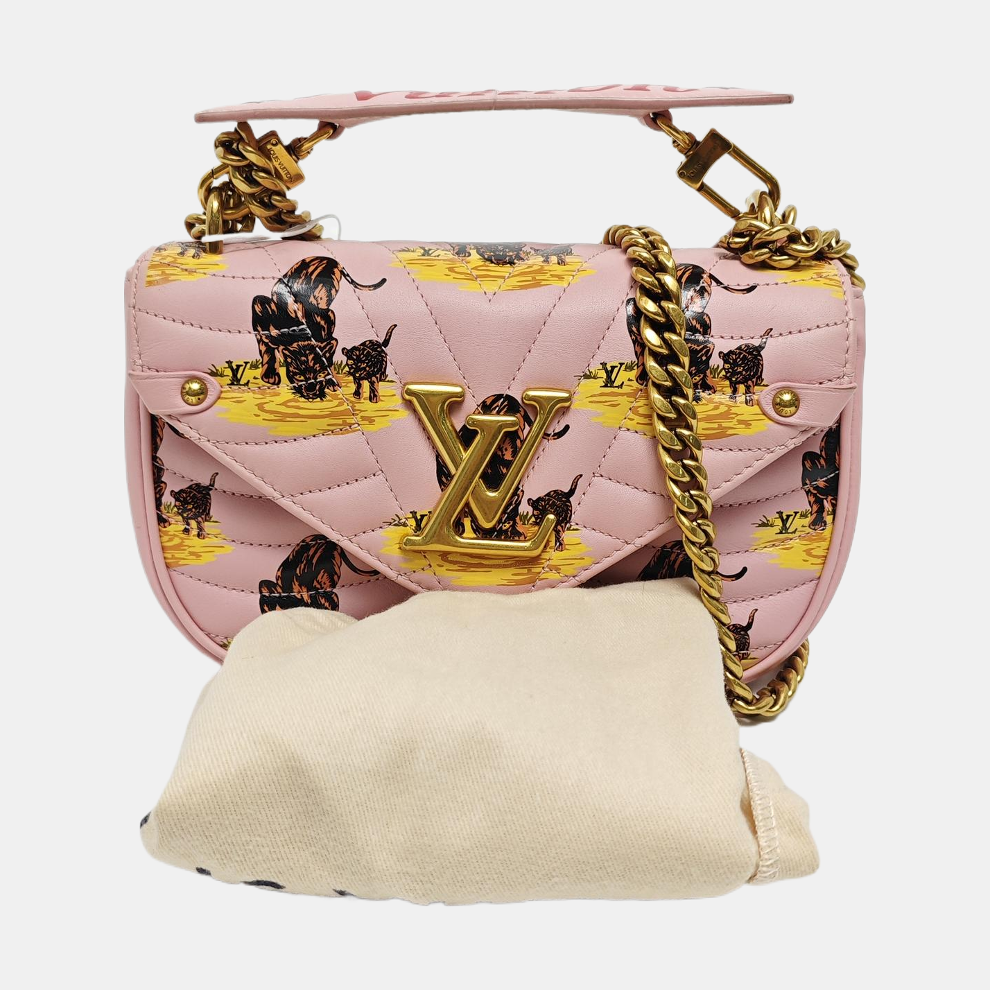 NEW WAVE PM Calfskin Pink
