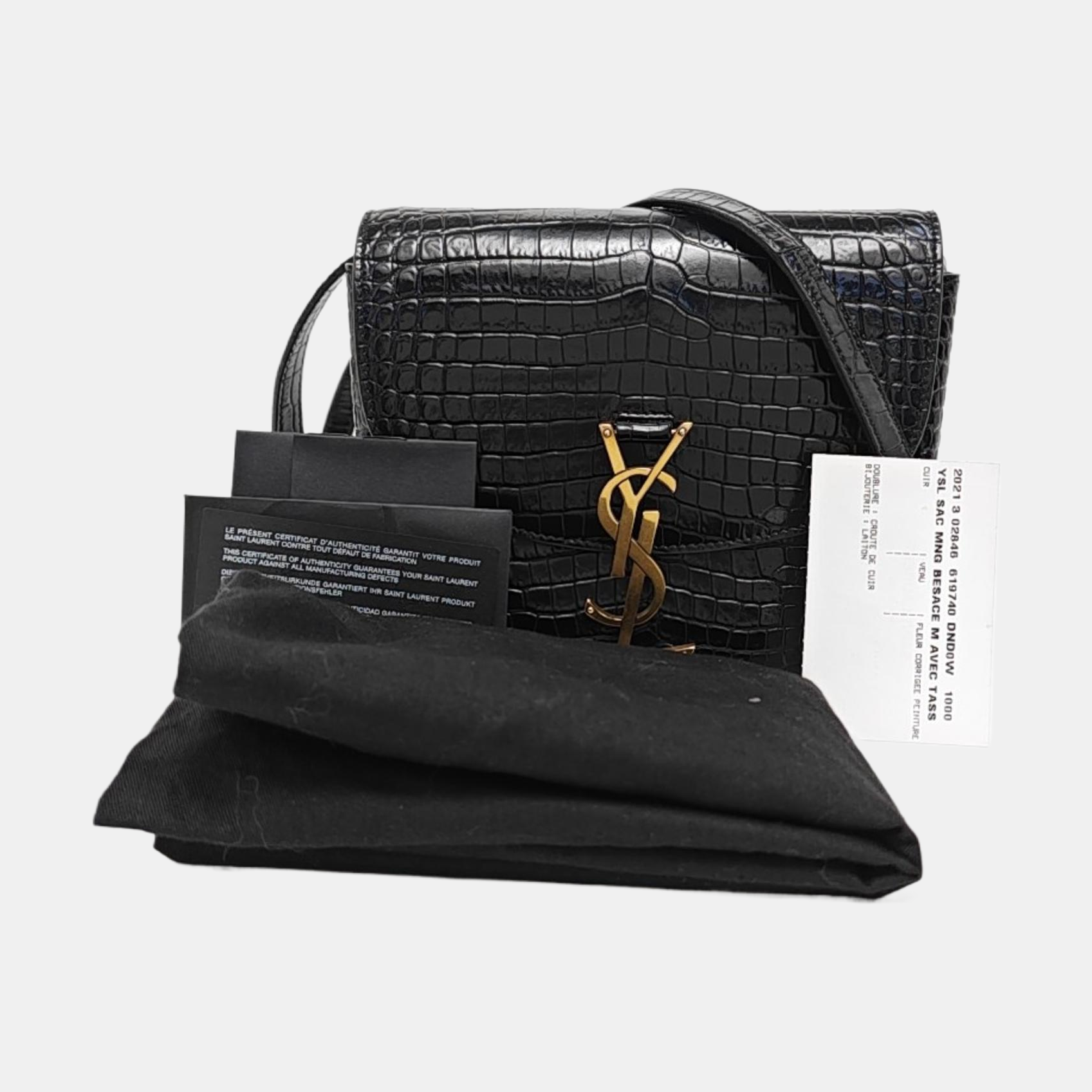 Authenticated pre-owned  KAIA Small Calfskin Black - Shoulder Bag at Looply