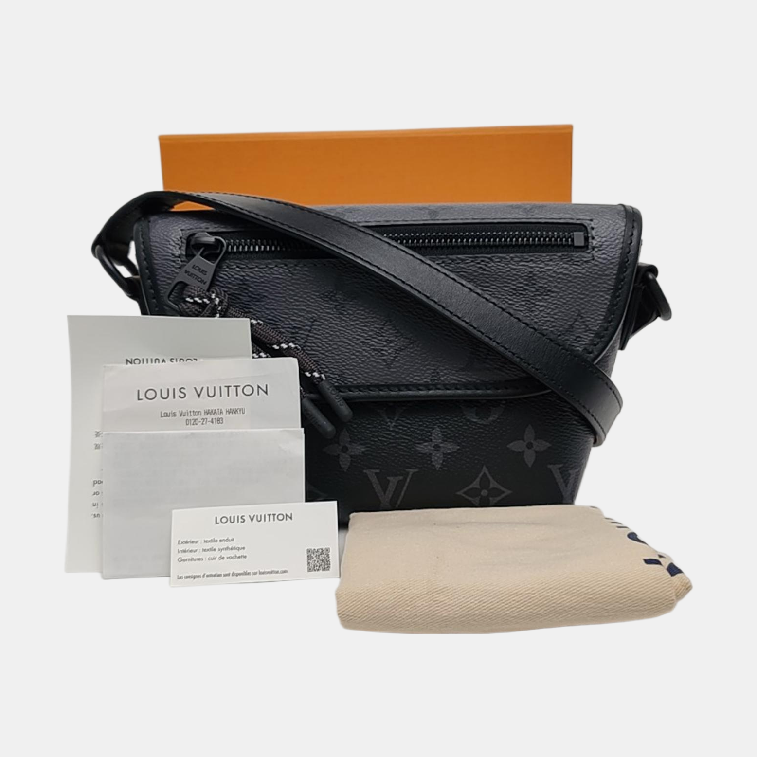 PULSE Mini Monogram Coated Canvas Black