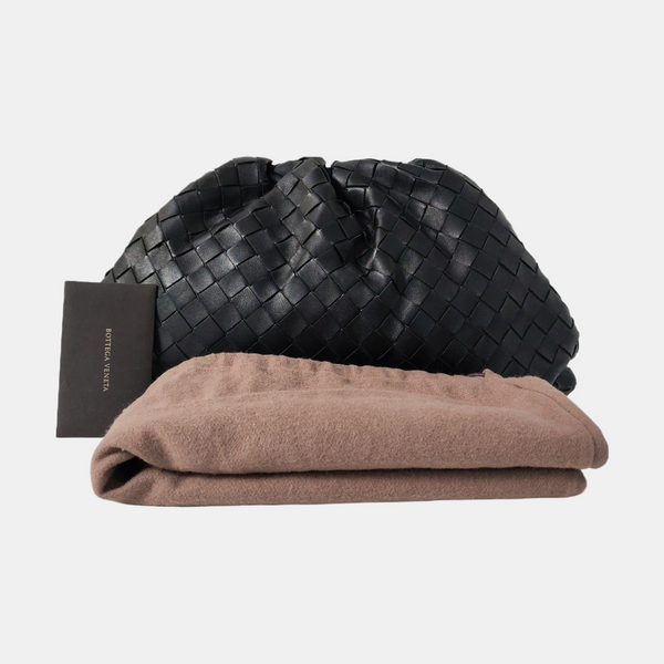 The Pouch Large Lambskin Black