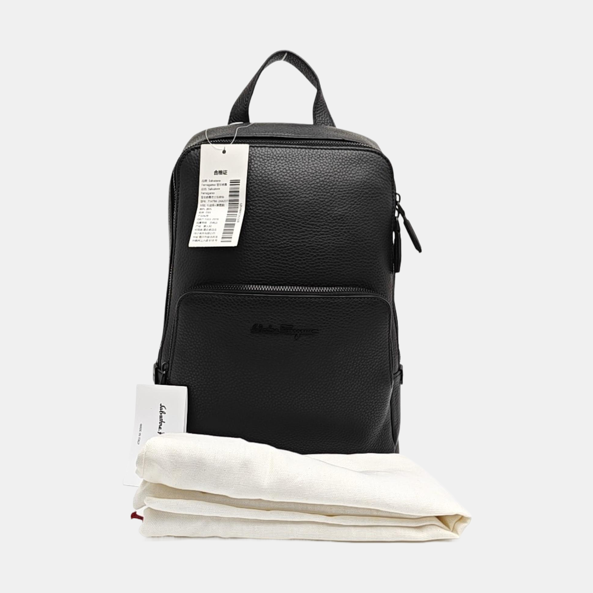 Calfskin Belt Bag Black