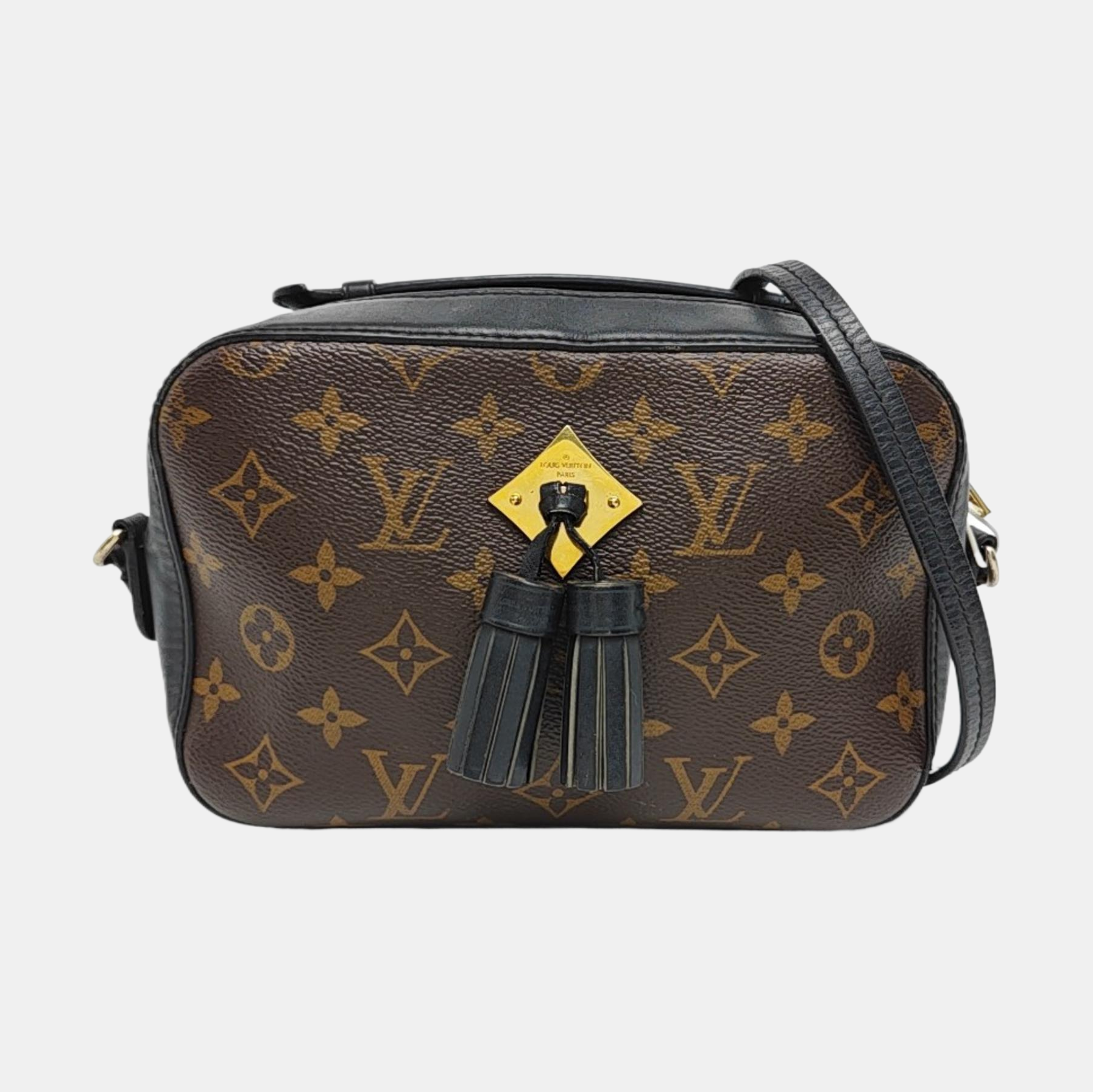 SAINTONGE Monogram Coated Canvas Brown