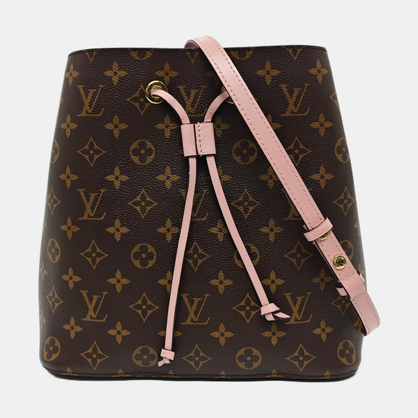 NÉONOÉ MM Monogram Coated Canvas Brown