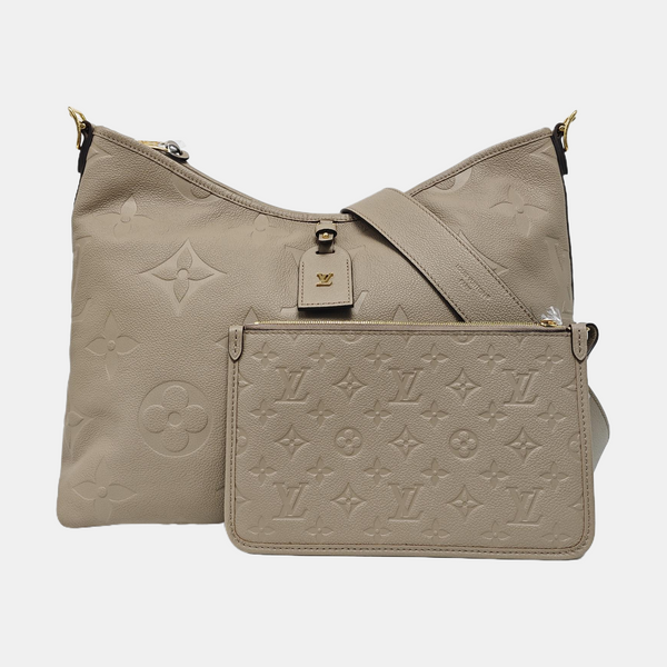 CARRYALL MM Monogram Calfskin Gray