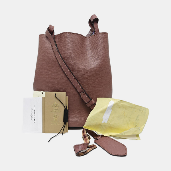 Calfskin Bucket Bag Beige