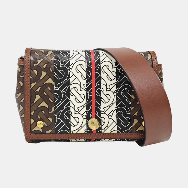 Crossbody Bag Coated Canvas Multicolor