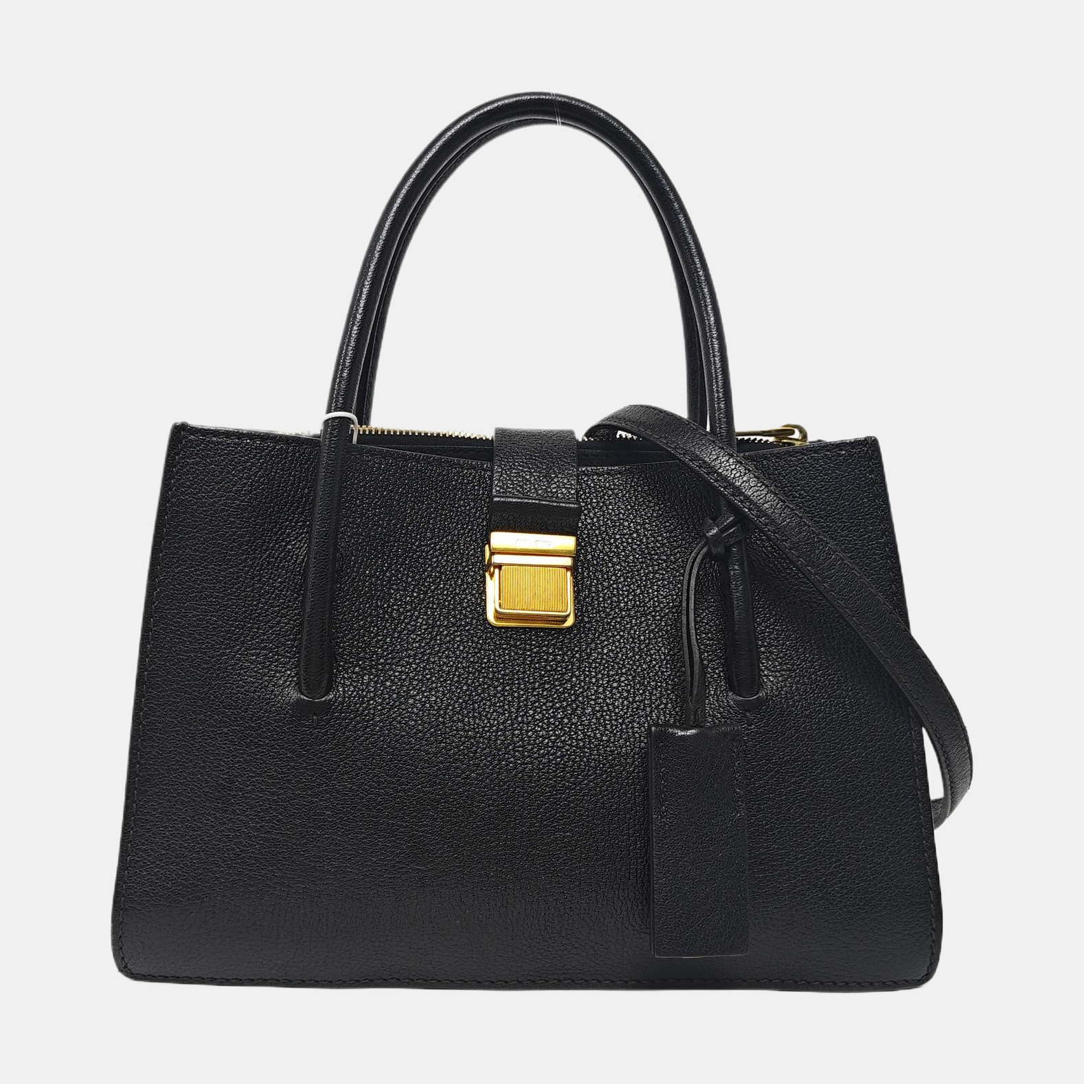 Calfskin Tote Bag Black