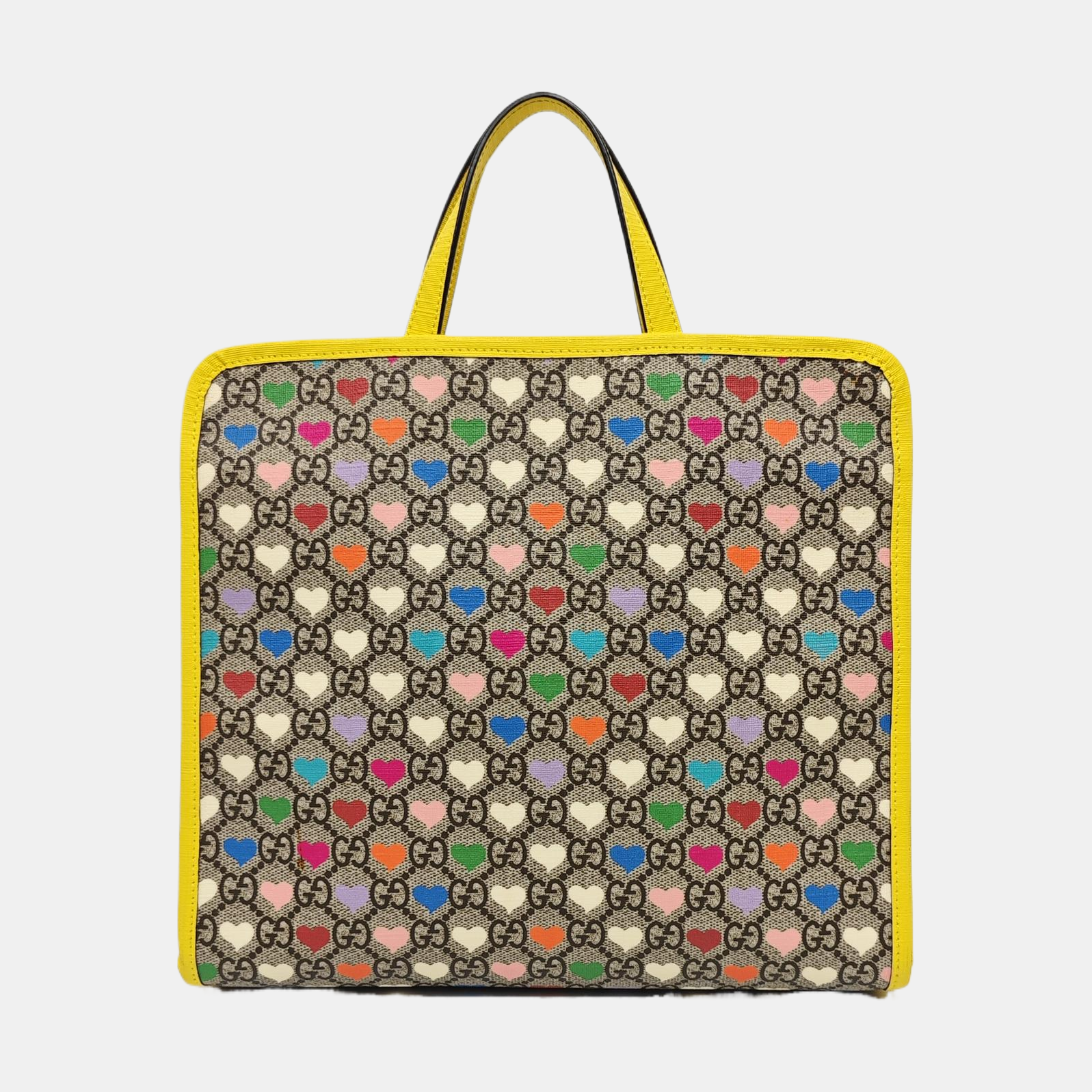 Children’s GG Bucket Monogram Coated Canvas Beige