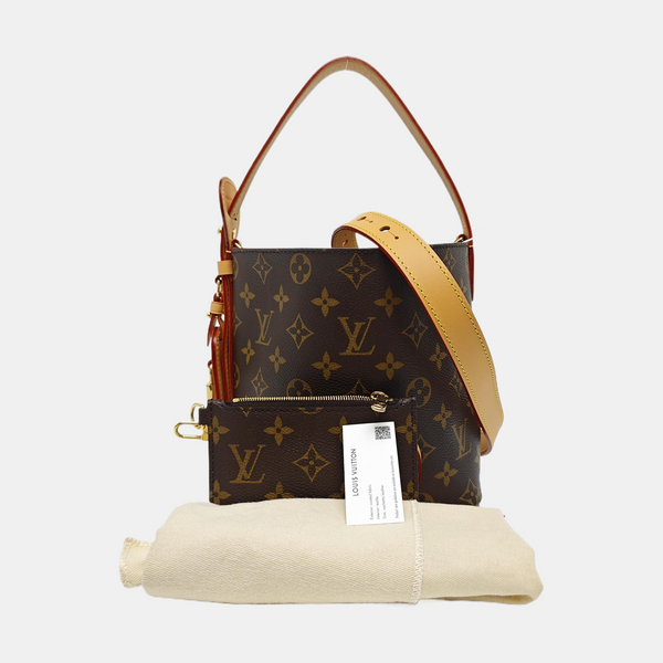ALL IN Monogram Coated Canvas Brown