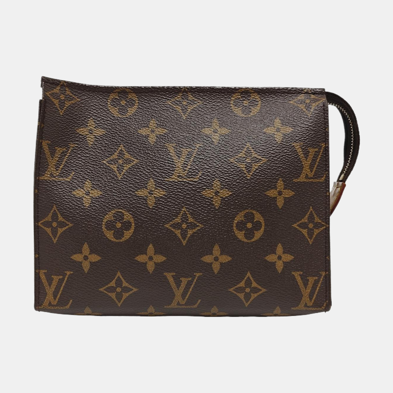 TOILET POCKET 19 Monogram Coated Canvas Brown