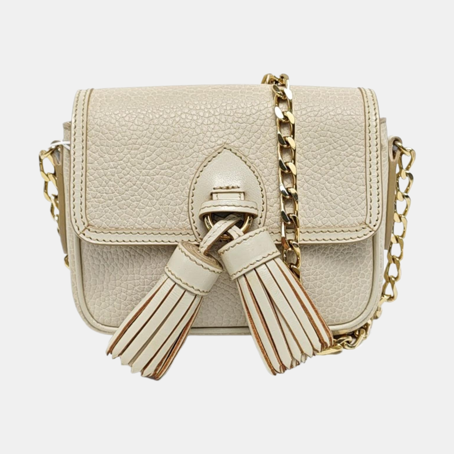 Calfskin Crossbody Bag Beige
