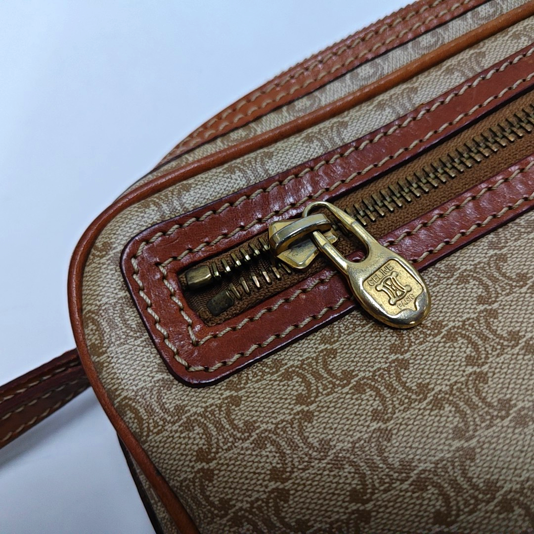 Authenticated pre-owned  MACADAM CLUTCHES Coated Canvas Beige - Clutch at Looply