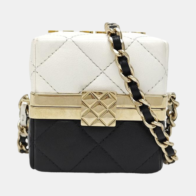 Quilted Lambskin Shoulder Bag Multicolor
