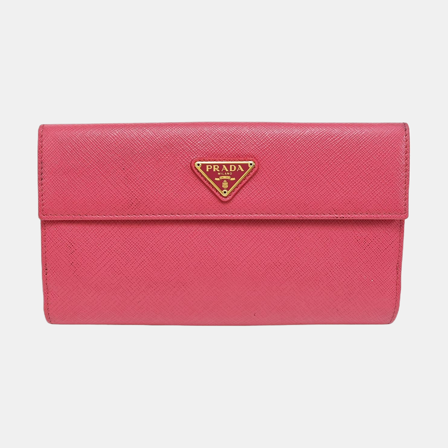 Saffiano Calfskin Wallet Pink
