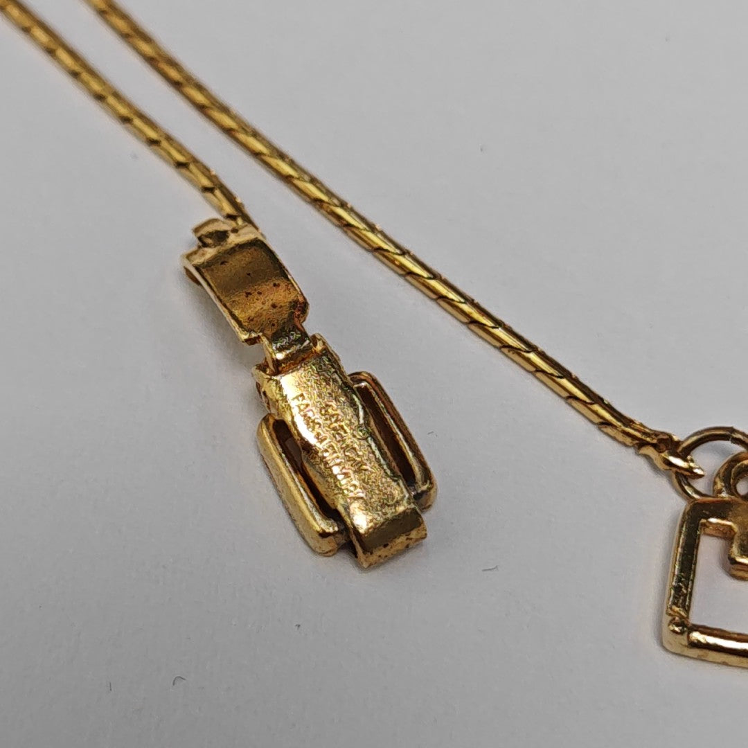 G Link Metal Gold Necklace
