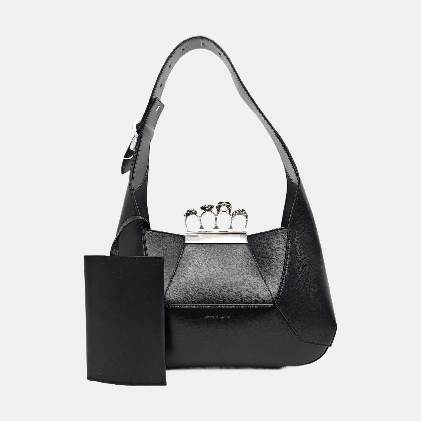 Calfskin Shoulder Bag Black