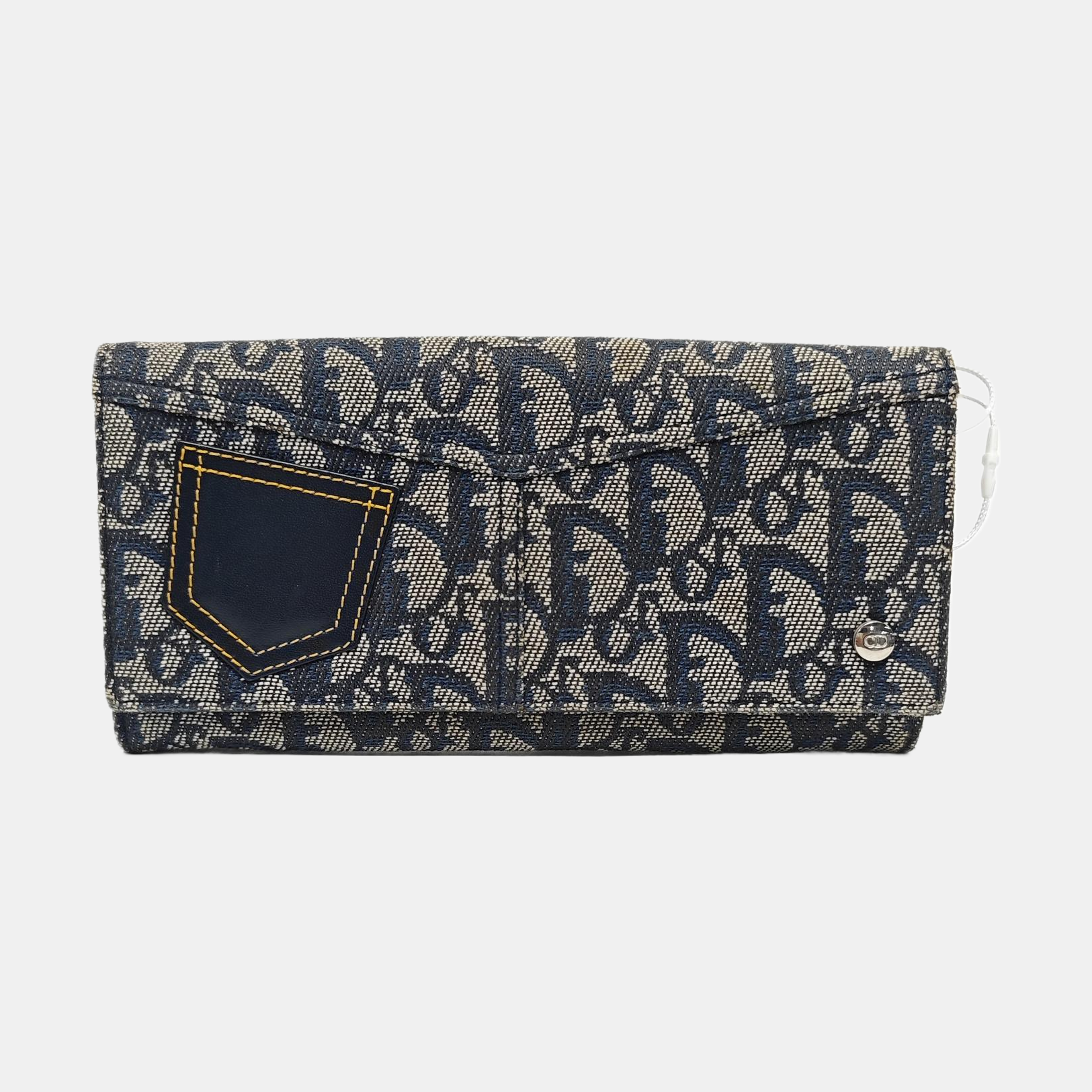 Oblique Canvas Wallet Blue