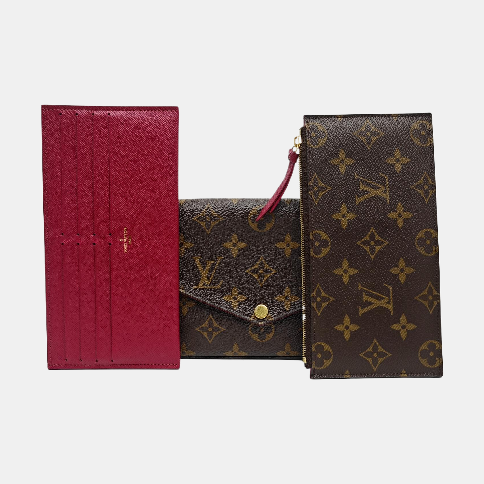 FÉLICIE Monogram Coated Canvas Brown