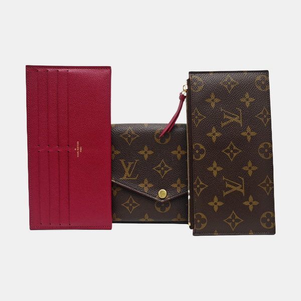 FÉLICIE Monogram Coated Canvas Brown