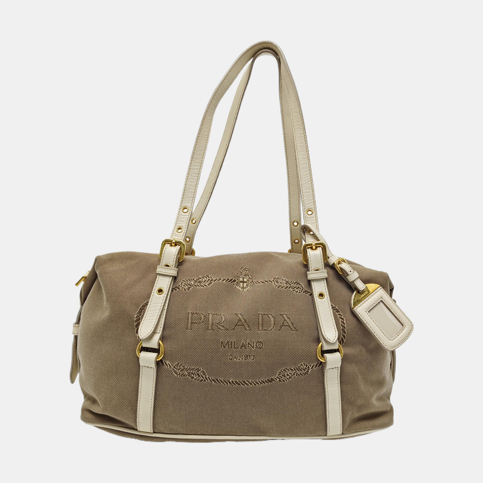 Canvas Shoulder Bag Brown
