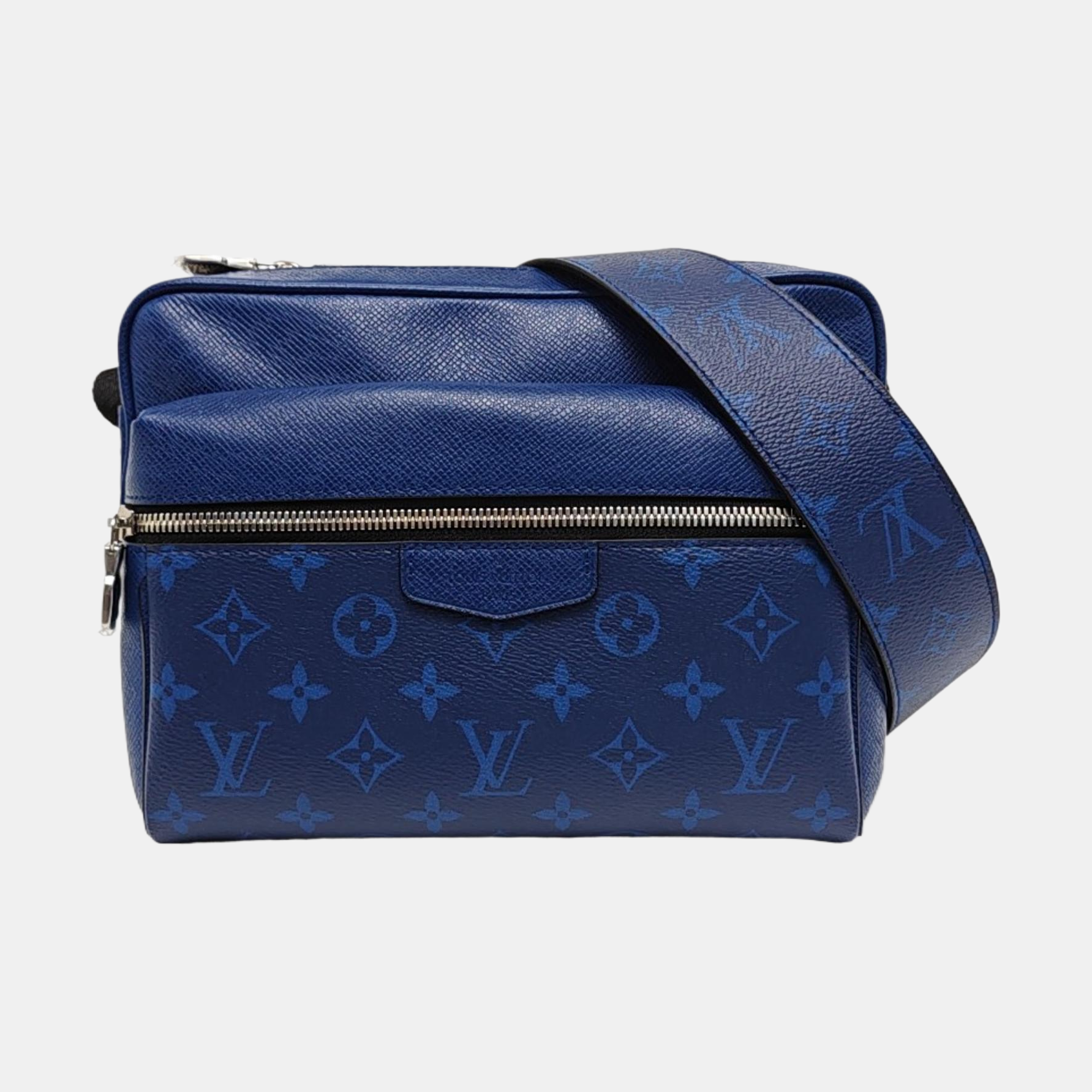OUTDOOR PM Monogram Coated Canvas Blue