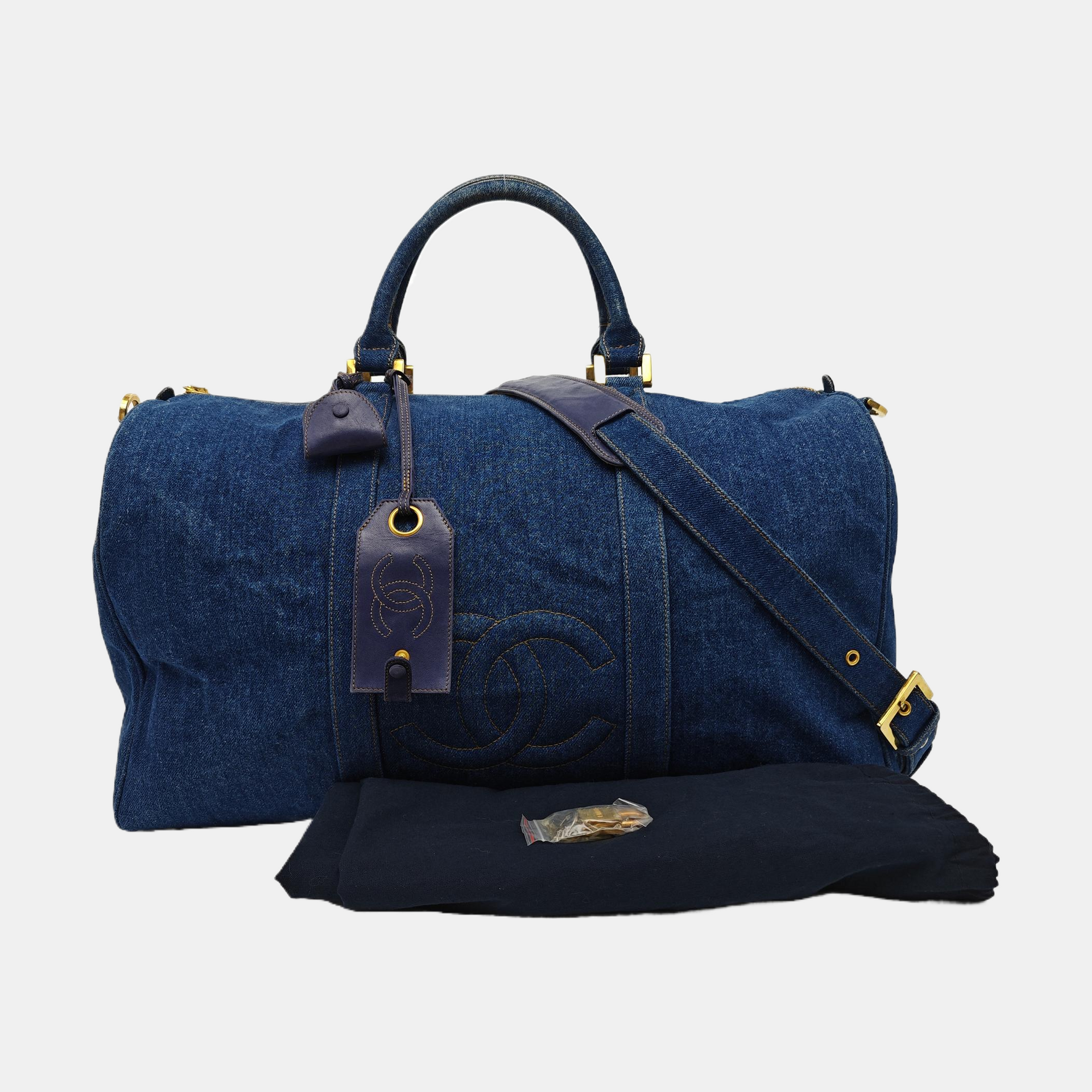 Denim Shoulder Bag Blue