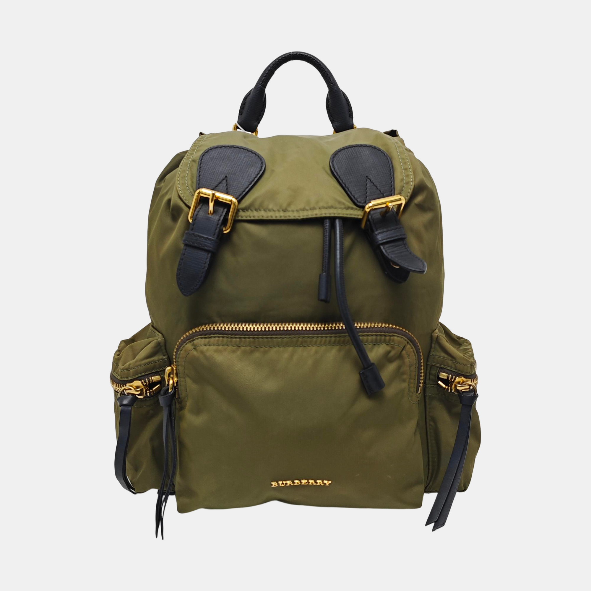 The Rucksack Large Nylon Green
