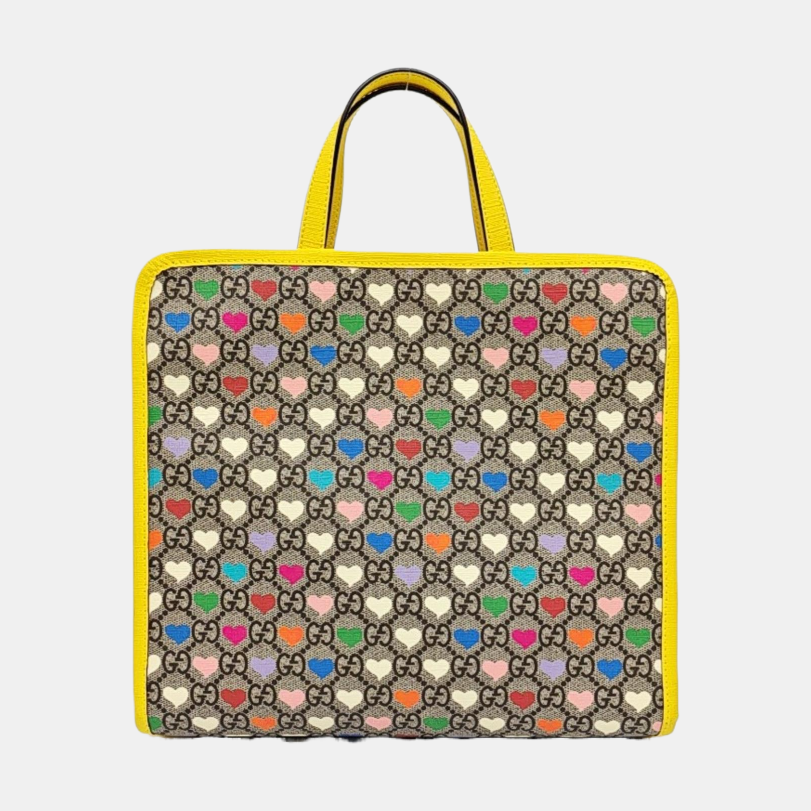 Children’s GG Bucket Monogram Coated Canvas Beige