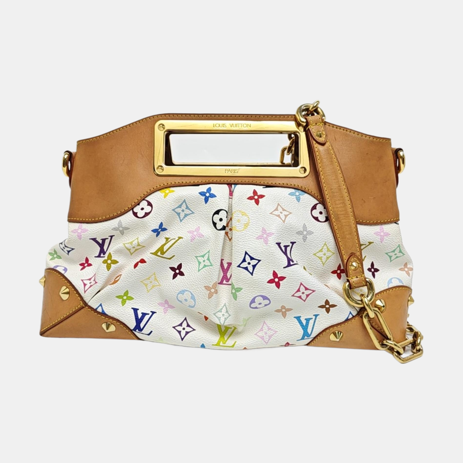 LV × TM JUDY MM Monogram Coated Canvas White