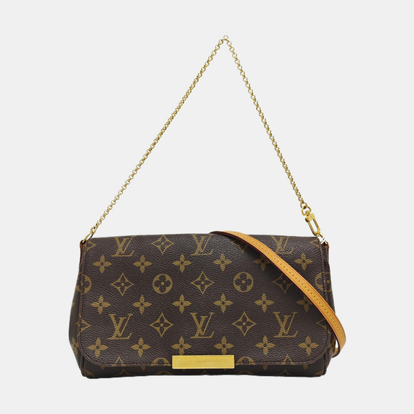 FAVORITE MM Monogram Coated Canvas Brown