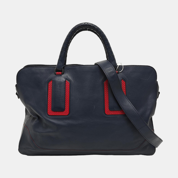Calfskin Shoulder Bag Blue